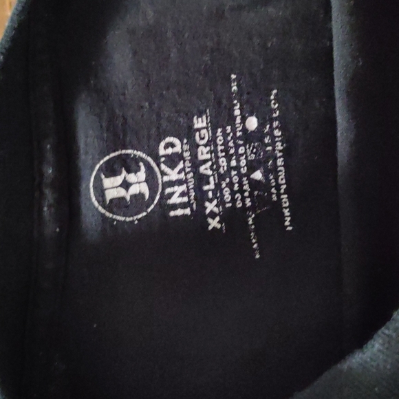 Men's inkd industries vintage tattoo shirt 2xl xxl - Picture 3 of 6